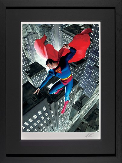Superman Twentieth Century by DC - Framed Limited Edition on Paper